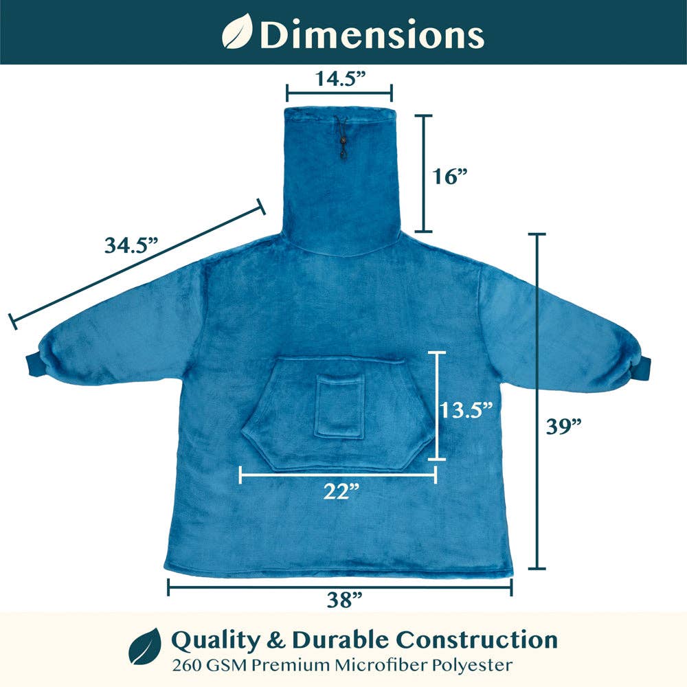 Pavilia - Wholesale Throw Blanket - Neck Warmer Sweatshirt Hoodie Blanket52