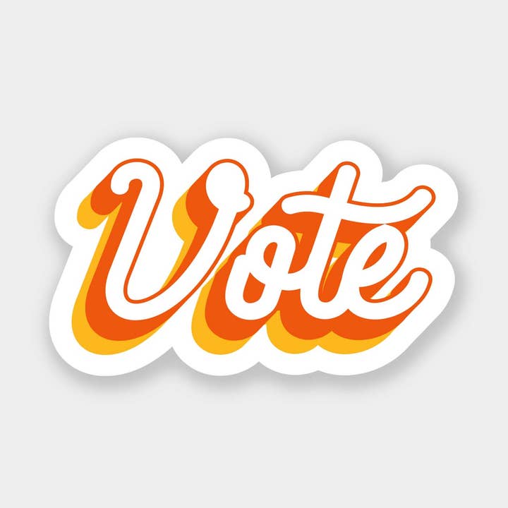 Vote - Adesivo arancione per la vendita all'ingrosso da parte di Daymade