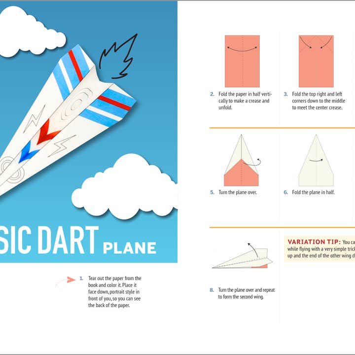 Sourcebooks - Wholesale Crafts, Hobbies & DIY - Awesome Paper Airplane Book for Kids3