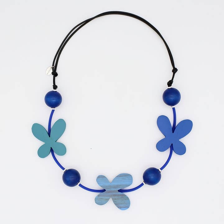Colar Sussurro do Bosque Azul por atacado de Sylca Designs