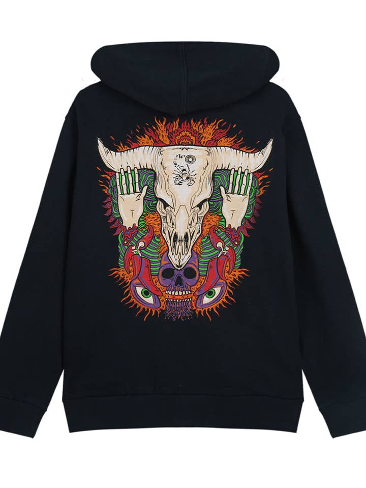 Homme | Sweat à Capuche avec Imprimé au Dos pour la vente par Scorpion Bay