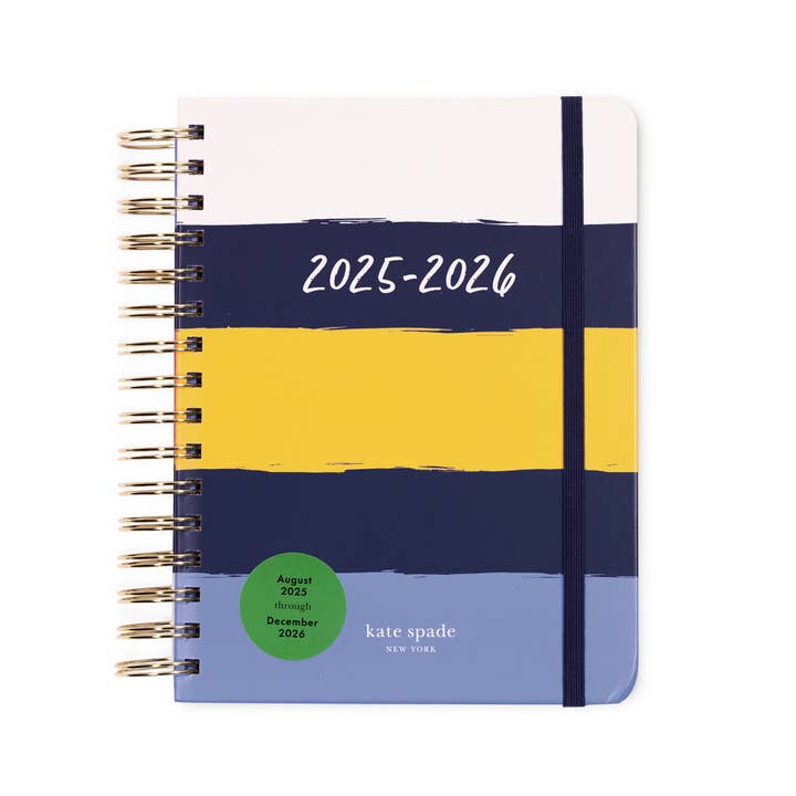 Kate Spade New York by Lifeguard Press - Wholesale Planner - 17 Month Large Planner, Bold Painterly Stripe