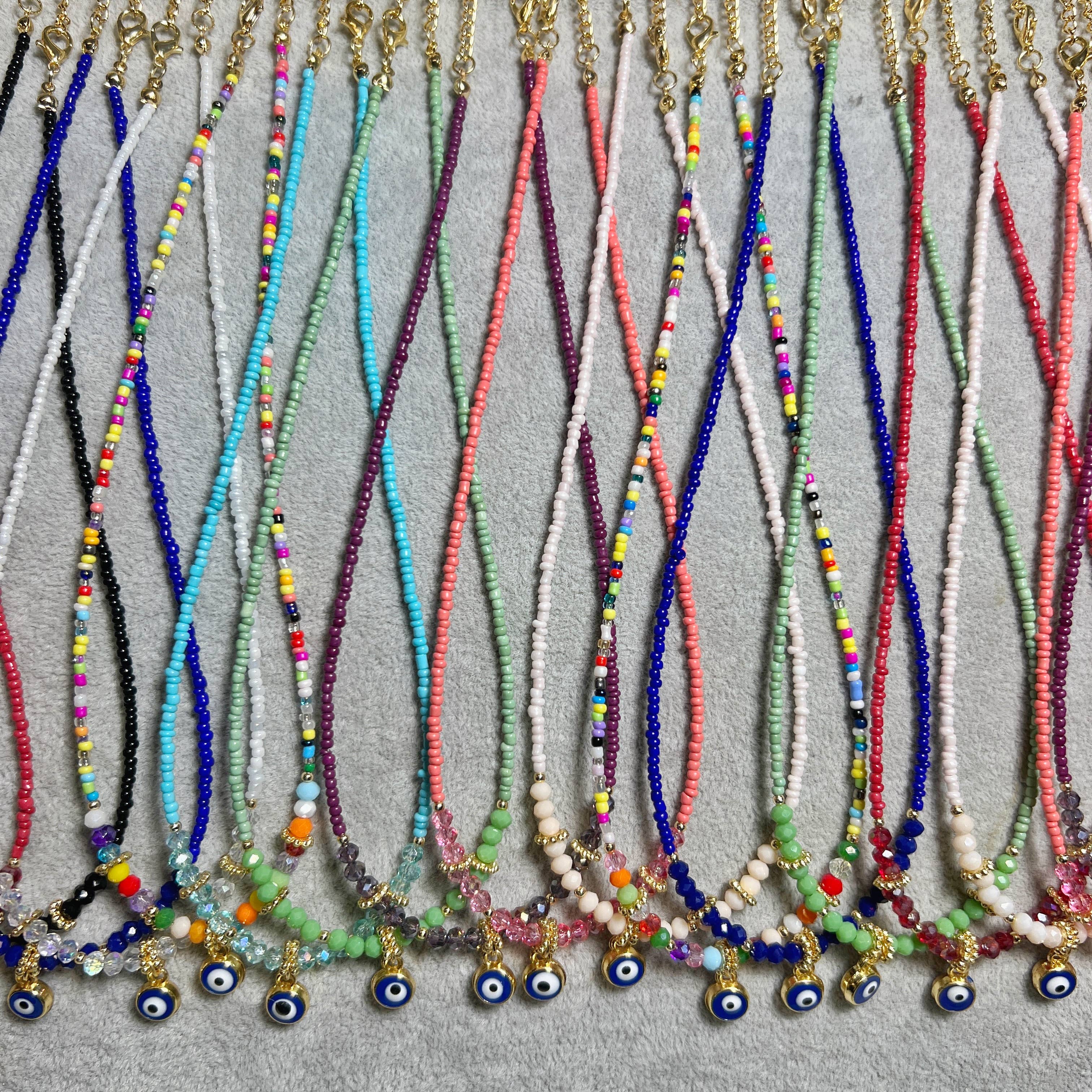 Gypsy Soul - Vendita all'ingrosso Collane di perline/perle - Collana con Perline per Protezione dal Malocchio - Assortimento4