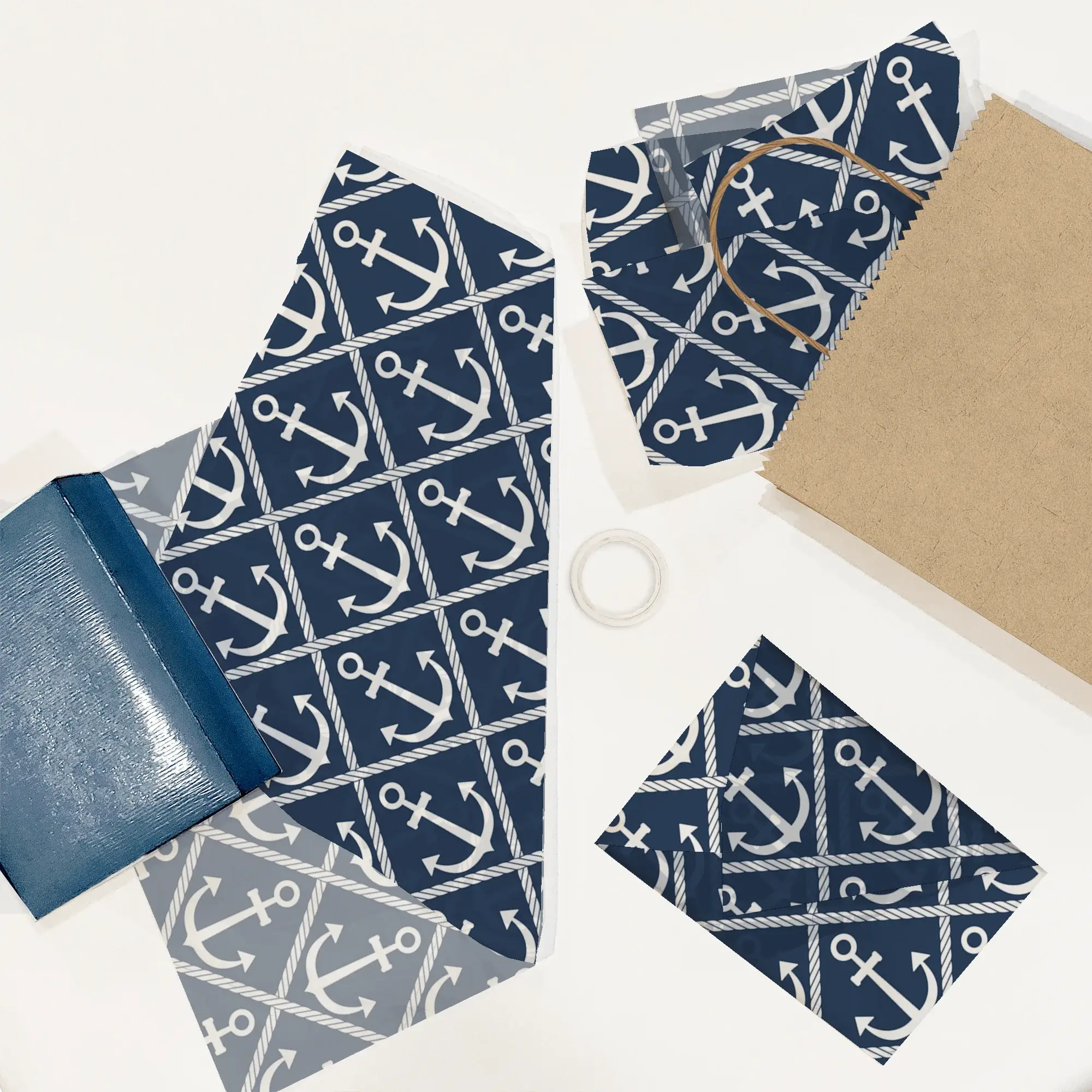 Eleven Fashion - Venta al por mayor Papel de seda - Papel de seda estampado de diseñador náutico4