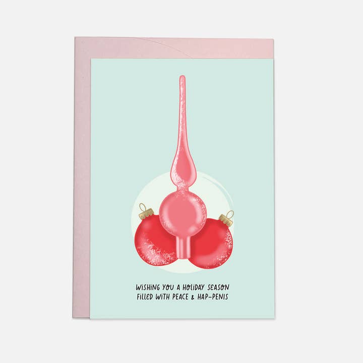 Peace & happenis greeting card voor wholesale door Kaart Blanche