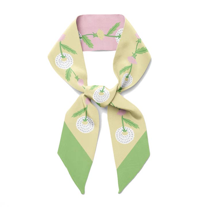 Dandelion Twilly Ribbon Scarf for wholesale by Centinelle