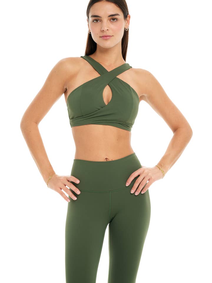 Lerin - Wholesale Athletic Top - Women's - Dillon Top - Kale