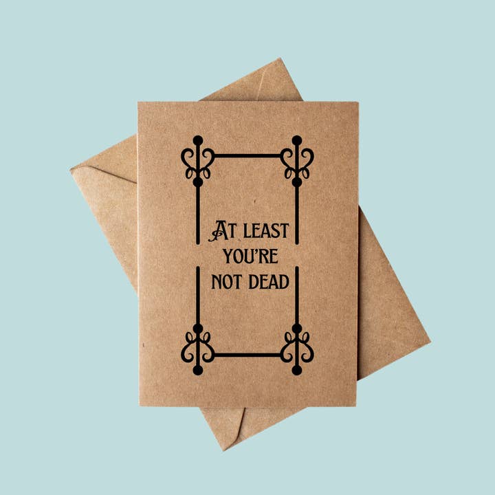 Cryptic Paper Co. - Wholesale Encouragement Card - Sarcastic Goth Bookstore Encouragement Card1