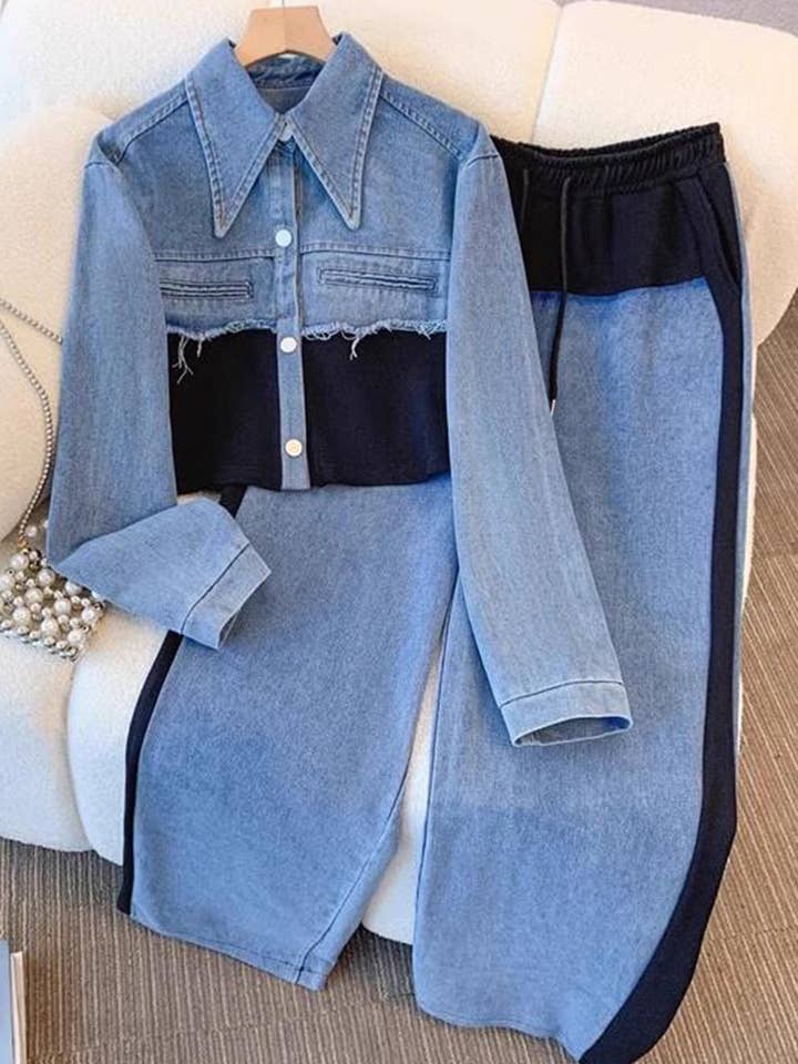 Mccolin - Vendita all'ingrosso Completo top e pantaloni (NON loungewear) - Donna - Set di Jeans e Pantaloni Eleganti2