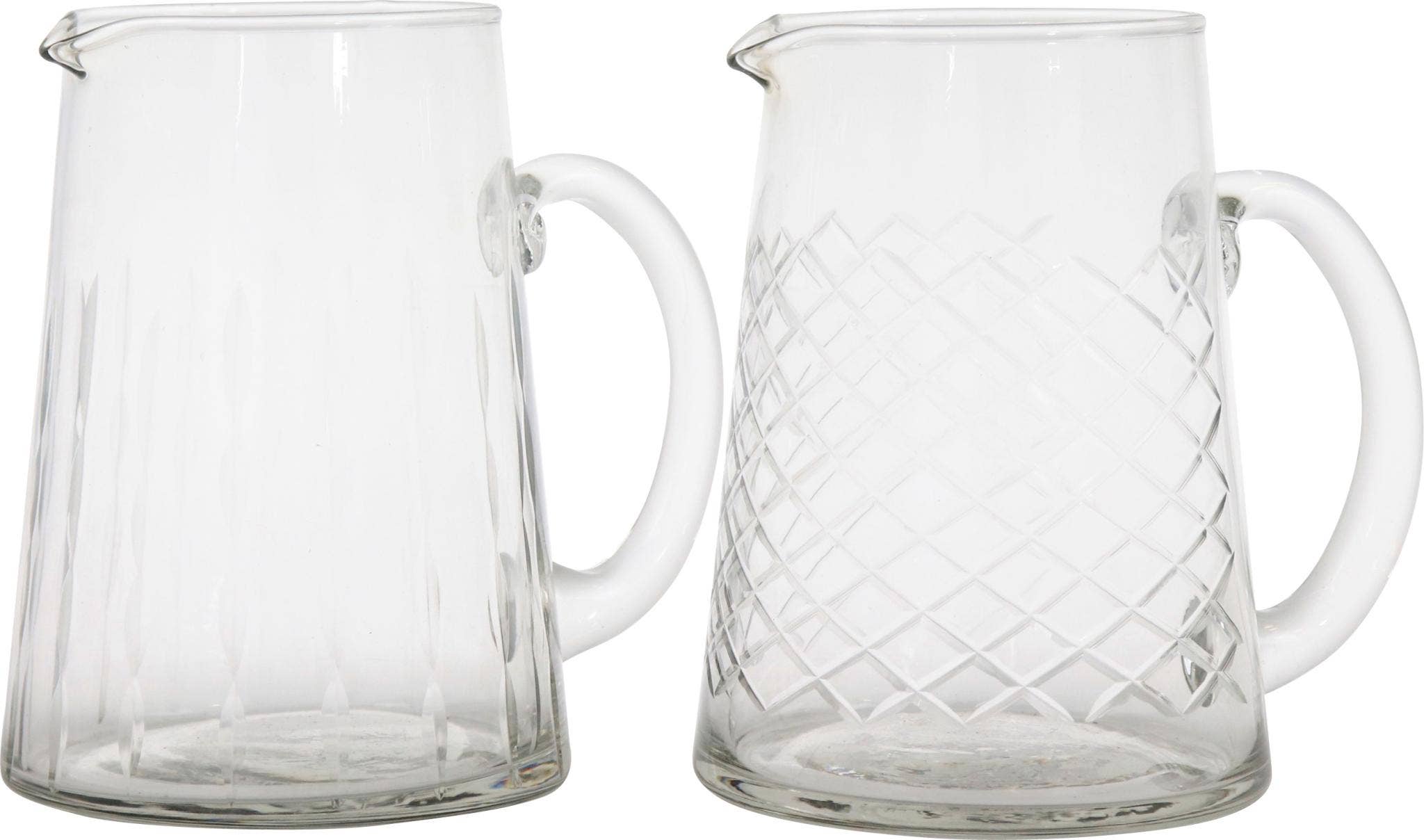 HOFF-INTERIEUR – Copo/caneca por atacado – CONJUNTO DE 2 CANECOS DE VIDRO "BODEGA" (8007)0