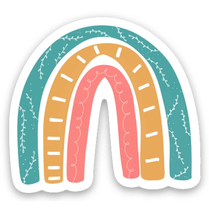Pegatina Baby Bright Rainbow para venta al por mayor de The Doodle Shop