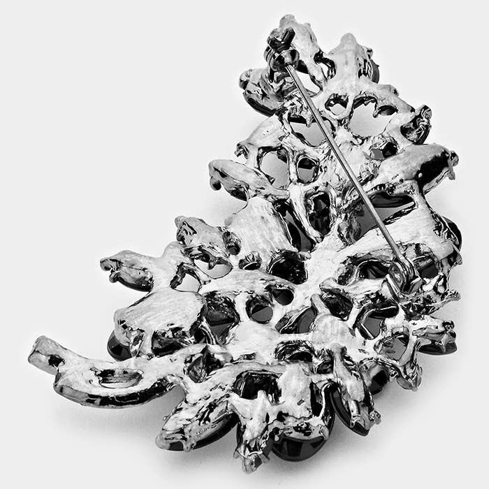Sensibling Corp. - Wholesale Brooch - Glass Crystal Leaf Pin Brooch16