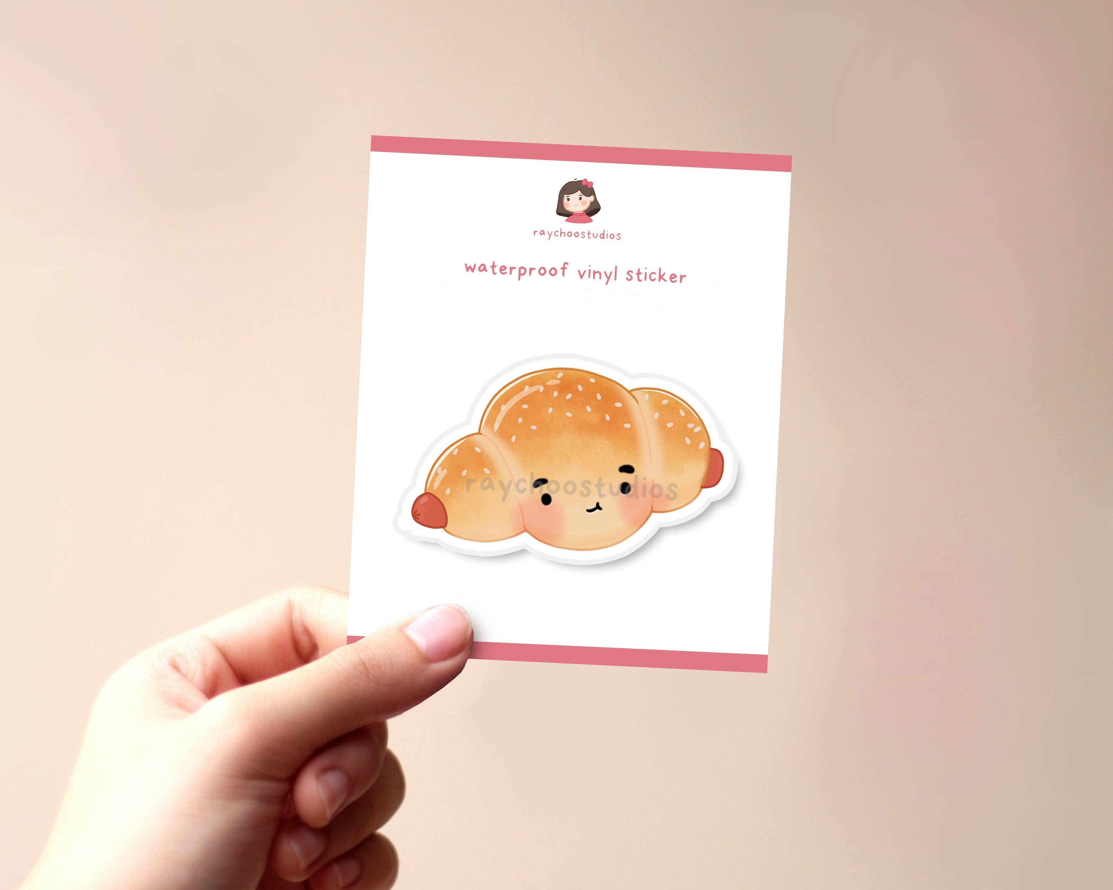 Raychoo Studios Inc. - Wholesale Sticker - Hot Dog Bun Vinyl Sticker2