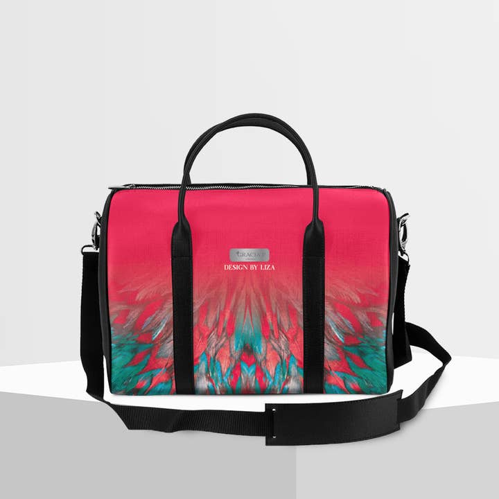 Gracia P topkoffer - koffer -Made in Italy- Red phoenix voor wholesale door GLOBALSHOP SRL