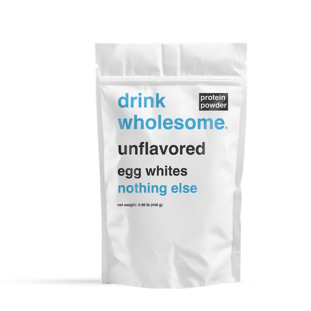 Drink Wholesome - Wholesale Protein/Superfood Powder - Unflavored Egg White Protein Powder - 28 Servings0