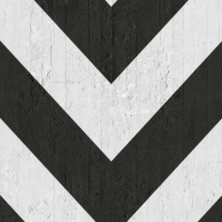 Black Geometric Stripes Wallpaper for wholesale by Mineheart