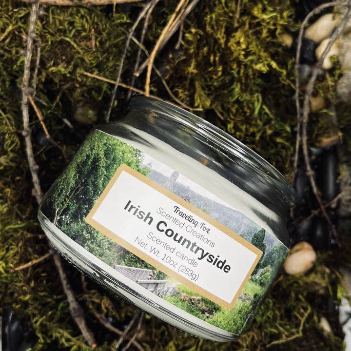 Traveling Fox Scented Creations - Wholesale Jar/Filled Candle - Irish Countryside Scented Candle2