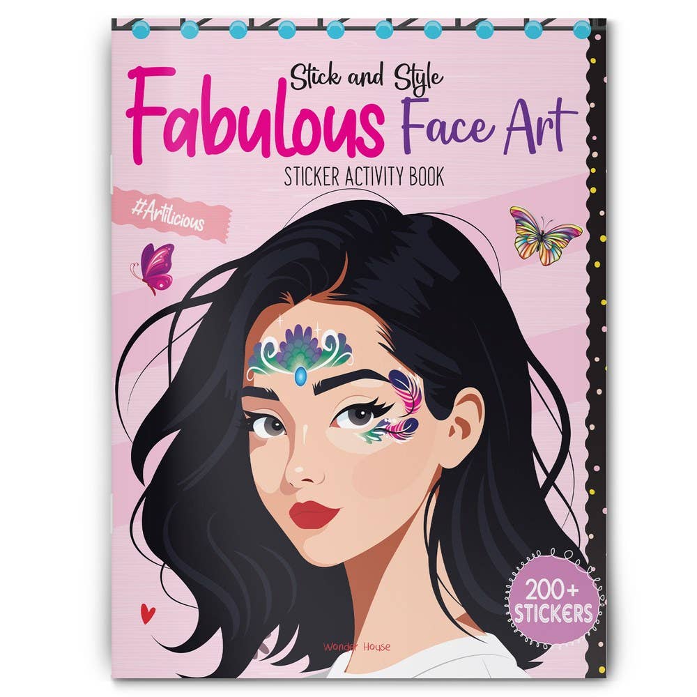 Independent Publishers Group - Wholesale Coloring & Activity Book - Kids & Baby - Stick & Style - Fabulous Face Art (Sticker Activity Book)0