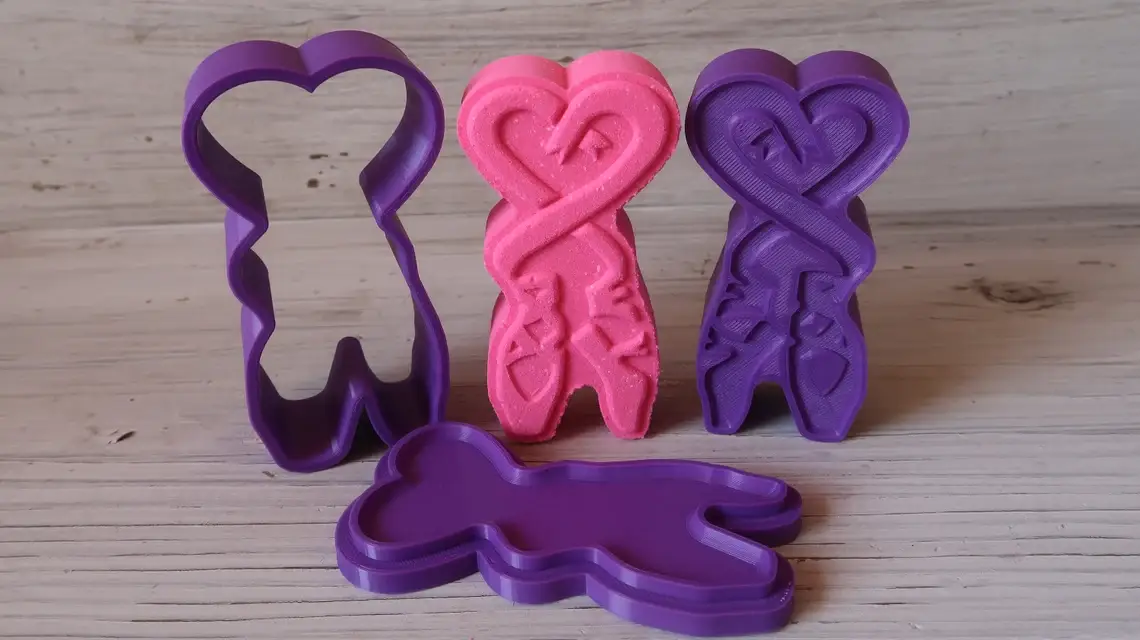 Fizz Bizz - Venta al por mayor Bombas de baño - Kit de bomba de baño Ballet Slipper Paint Your Own1