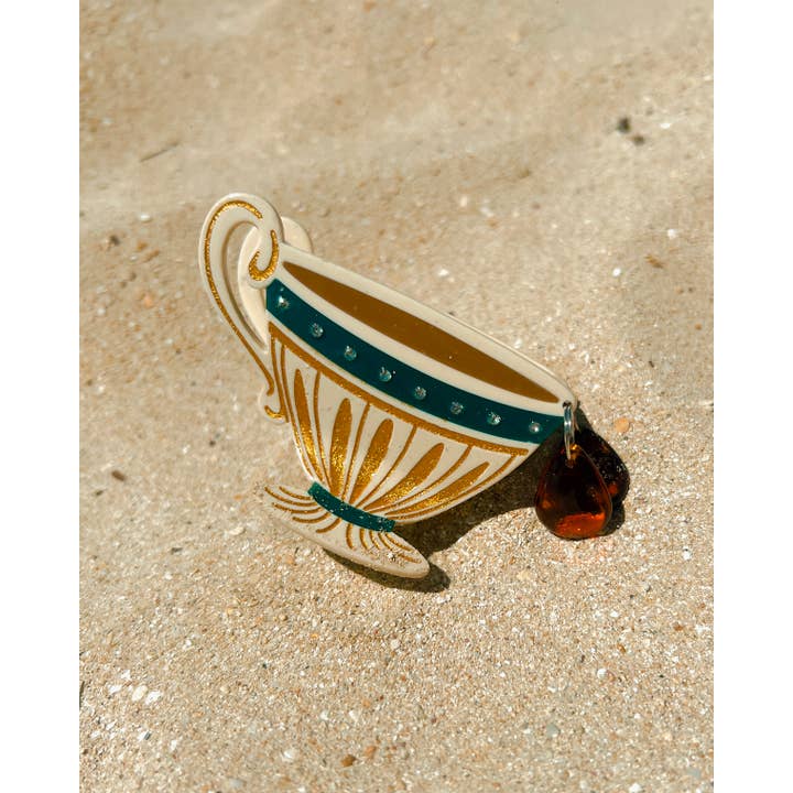 Lassoed Moon - Wholesale Hair Clip - Women's - Royal-Tea Claw Clip7