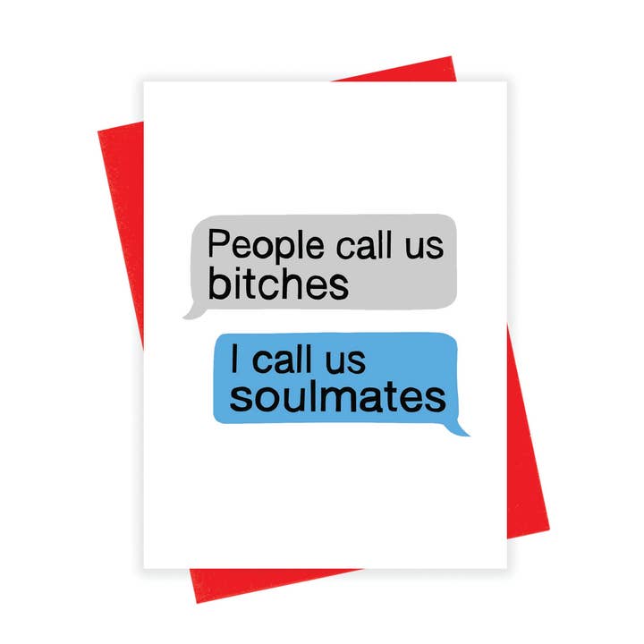 Soulmates Card for wholesale by xou