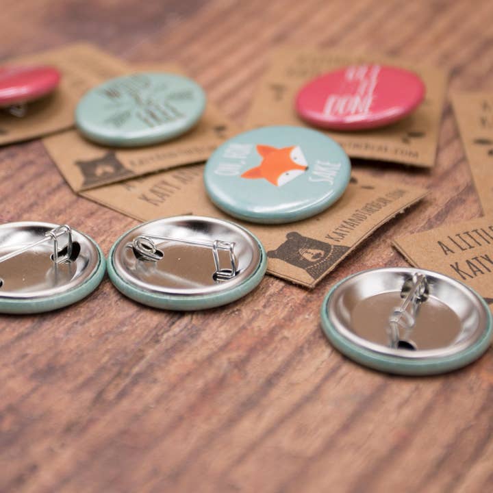 Katy and the Bear – wholesale Lapel pin/button – Be Kind To Every Kind pin Badge
