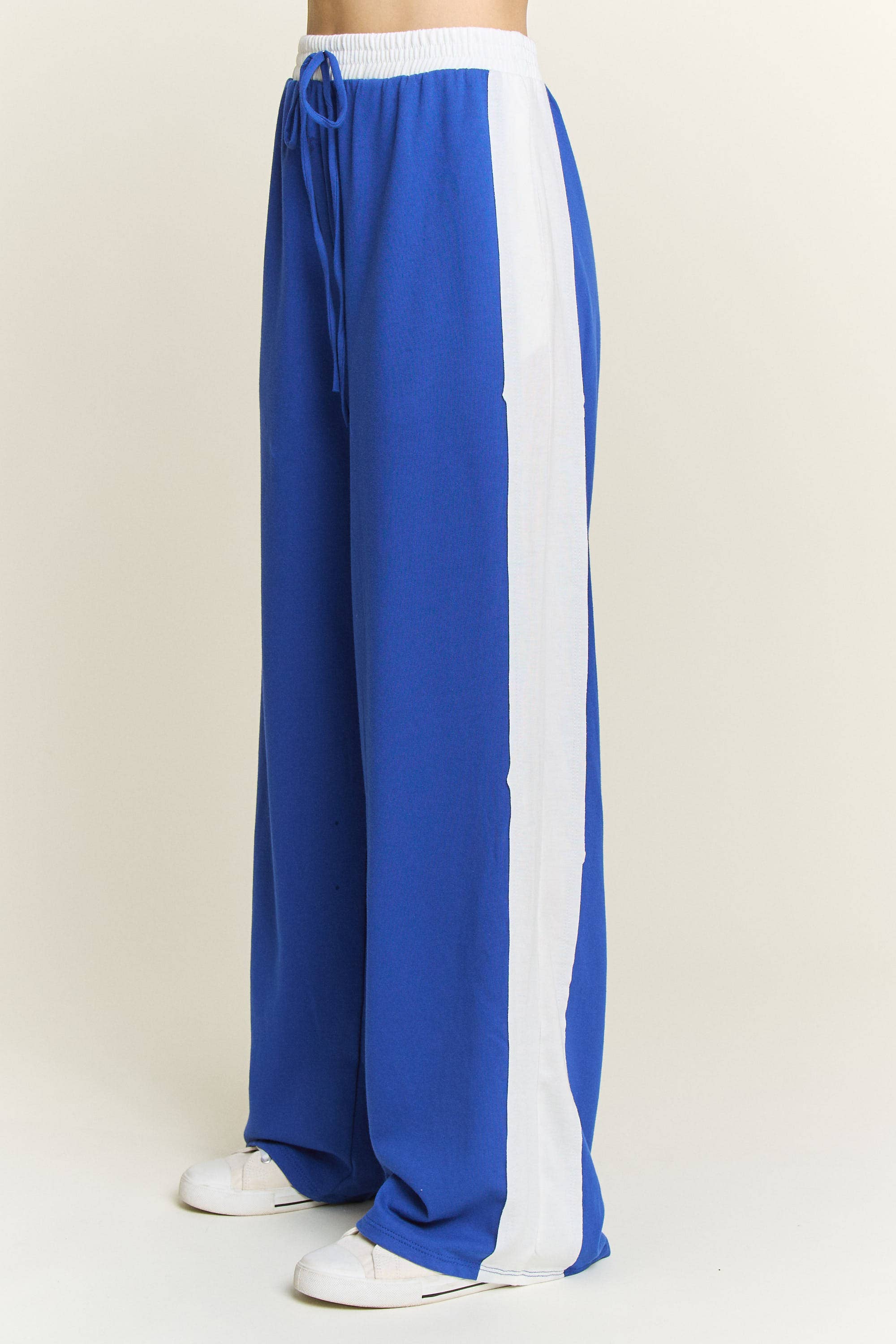 J.Her – Großhandel Lounge-Trainingshose/-Jogginghose – Damen – Gewaschene Kontrast-Seiten-Frühlings-Lounge-Hose HP63752