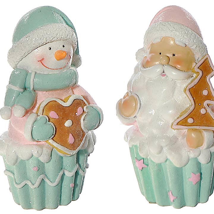POLYRESIN CHRISTMAS CUPCAKE (ASSTD) for wholesale by IH Casa Decor