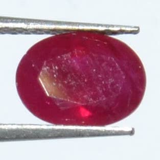 Rubi Oval Facetado por atacado de Dmineral