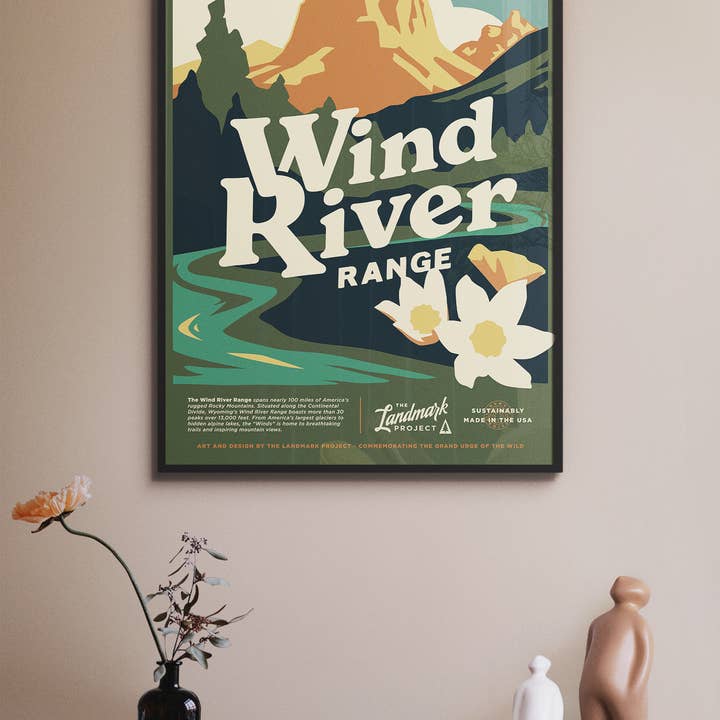 The Landmark Project - Wholesale Poster - Wind River Range - 12x16 Poster1