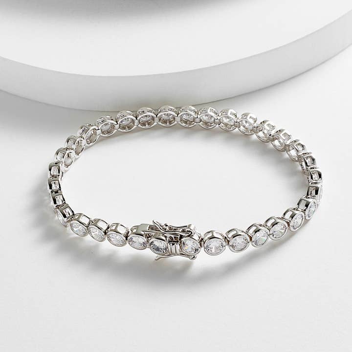 Kosa Jewels - Wholesale Tennis Bracelet - Edith Bezel Setting Tennis Bracelet1