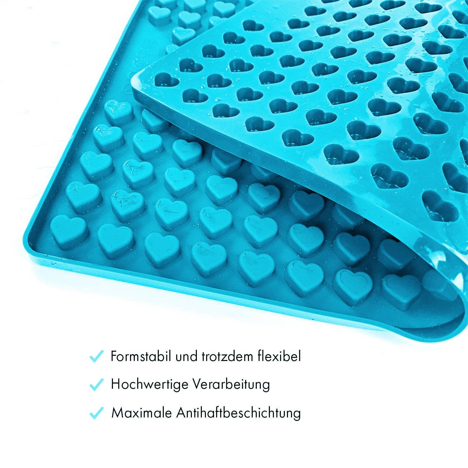 Collory – snacks e guloseimas - Cão por atacado – Tapetes de silicone para assar em formato de coração (mini e médio)23