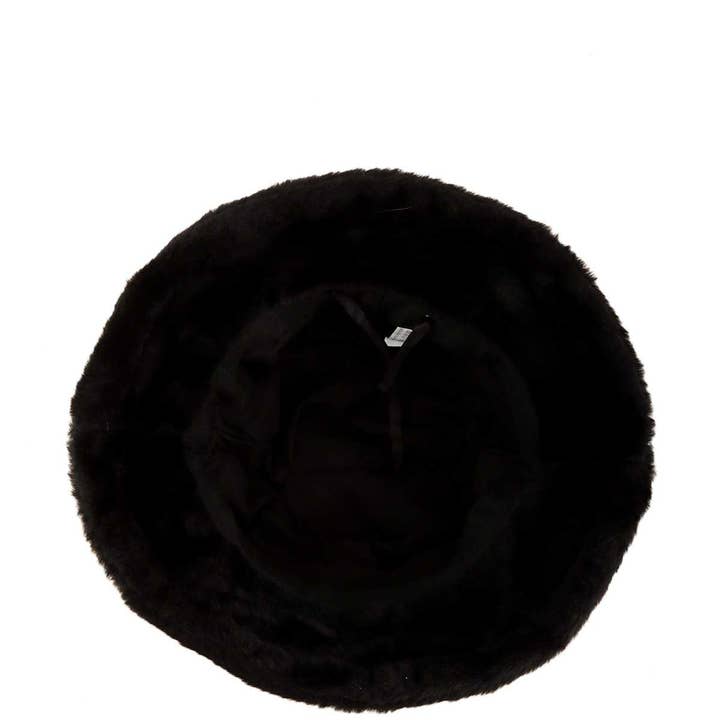 Shop Neighbors - Wholesale Bucket Hat - Women's - NY Embroidery Fur Bucket Hat
