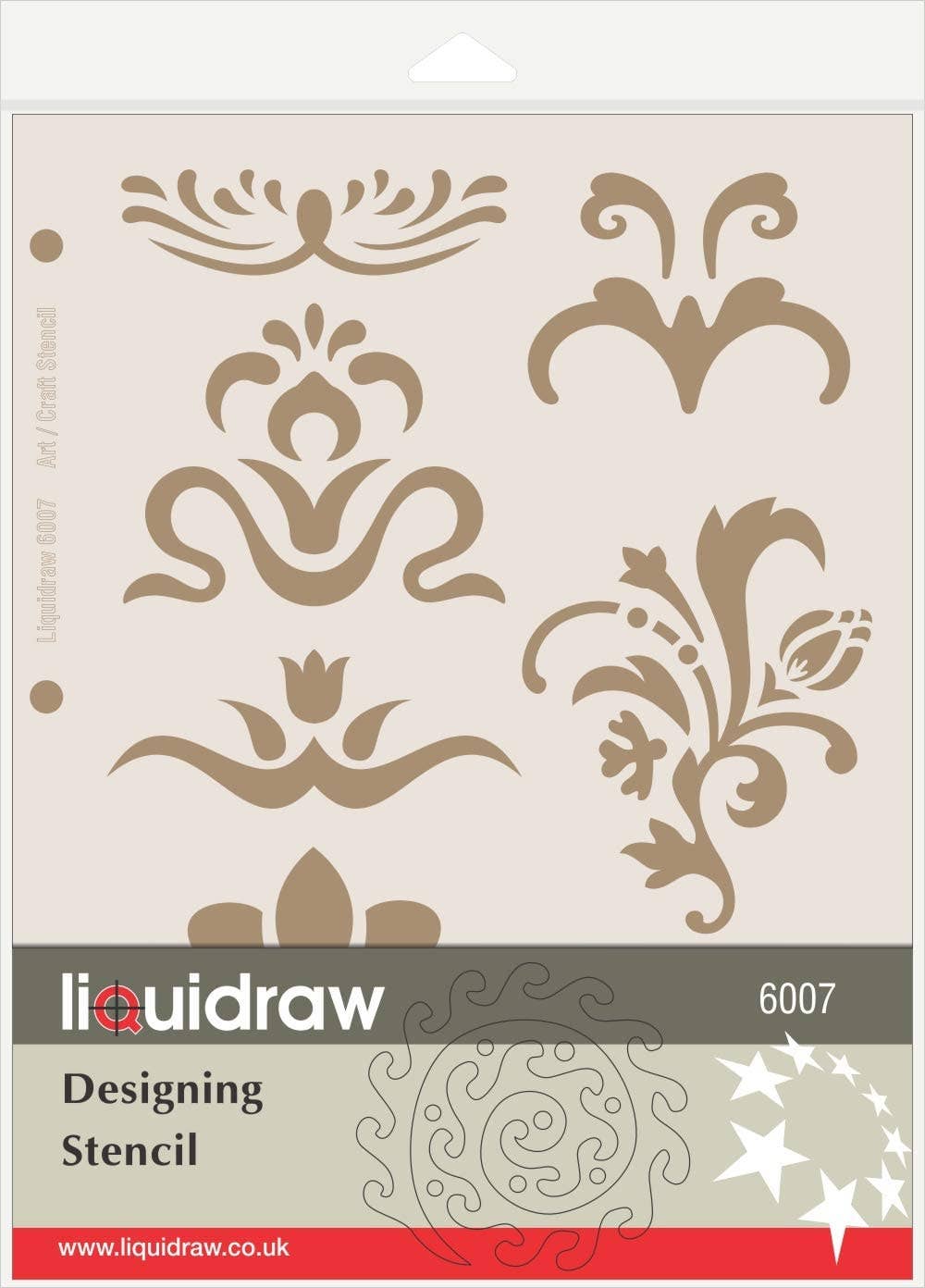 Liquidraw – wholesale Stencil/craft die – Liquidraw Design Stencils for Crafts, Furniture Painting, Drawing, Cakes, Letters, Numbers, Card Making, Christmas Decoration, Glass, Flowers, Wood, Wedding Invitations, Scrapbooking, Journals Reusable Templates Stencil with Shapes & Patterns0