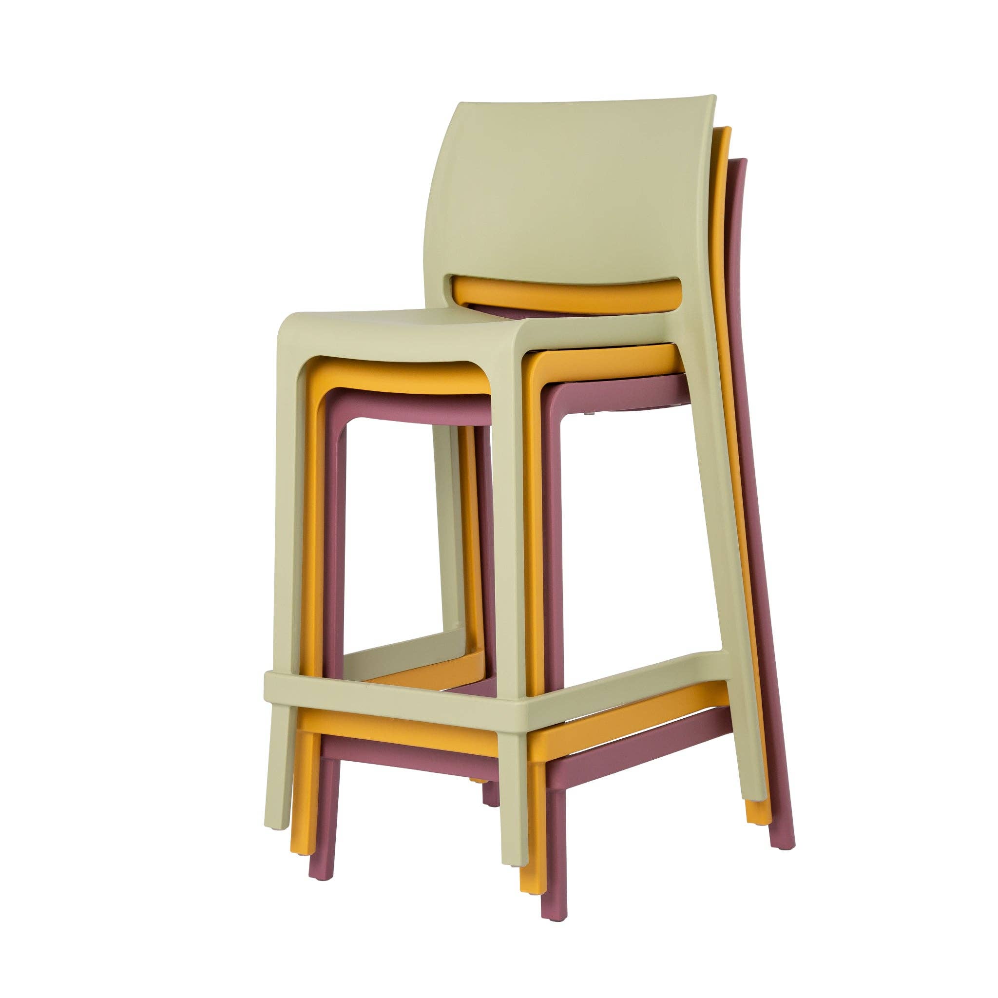Lagoon Furniture America Corp - Wholesale Stool - Lagoon SENSILLA 7211C Stackable Counter Stool - 2 pcs / set4