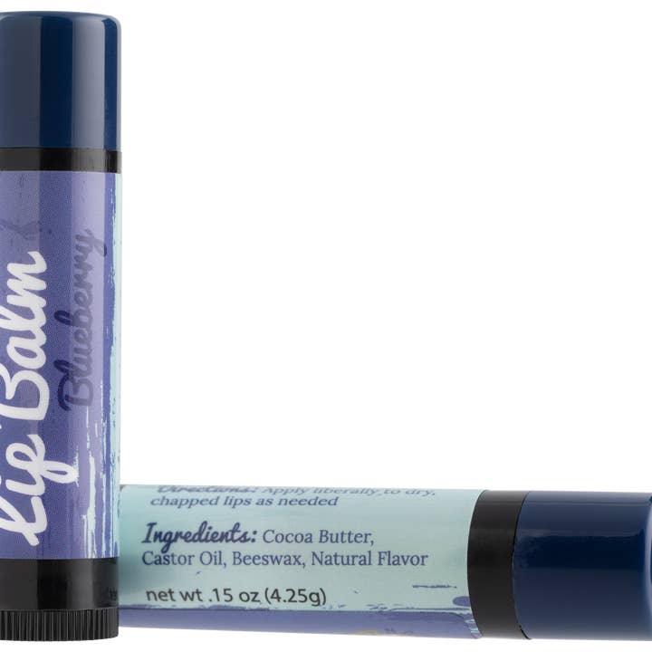 Blueberry Lip Balm for wholesale by ANA Soaps