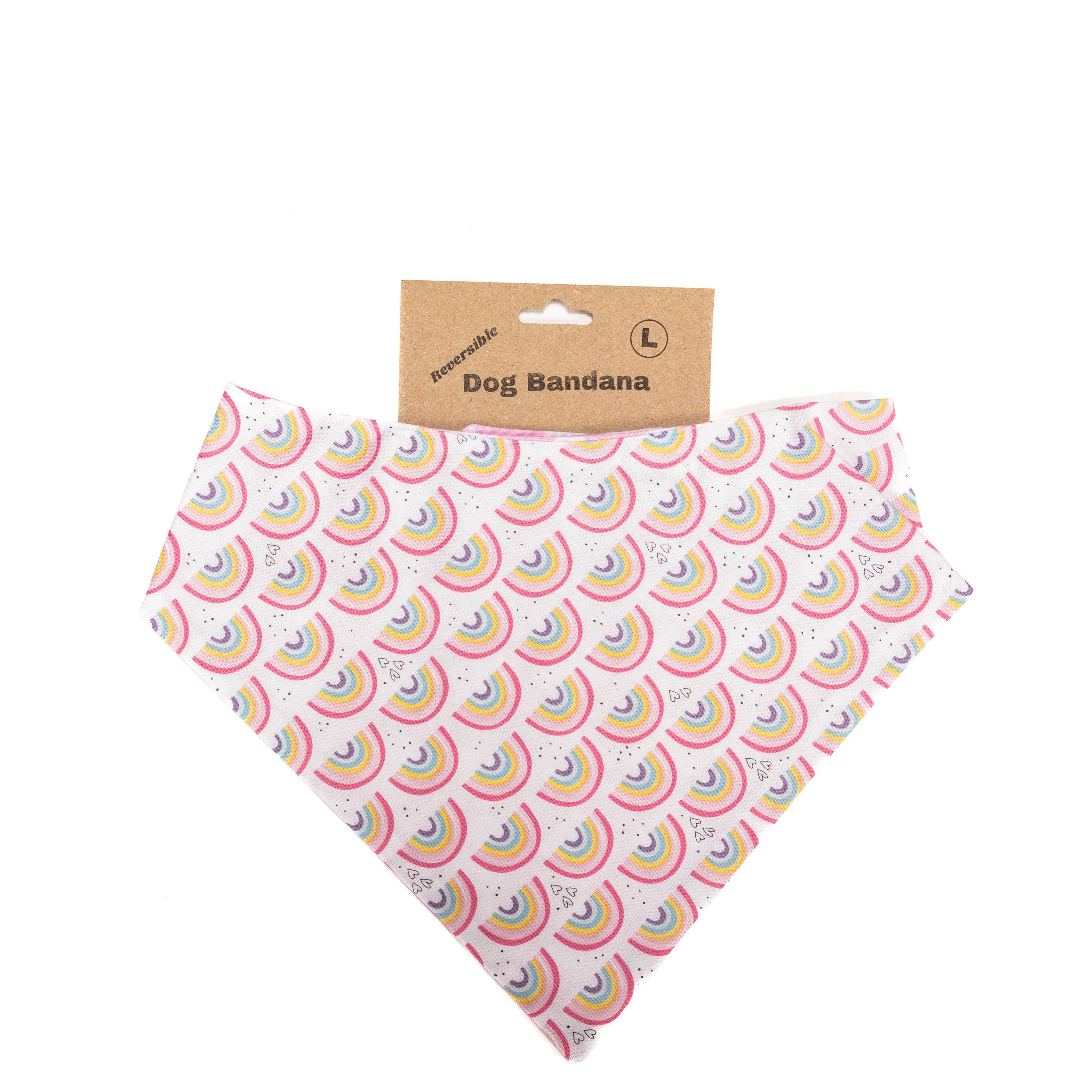 Pup Party Hats – wholesale Pet bandana – Dog – Pastel Rainbow Bandana3