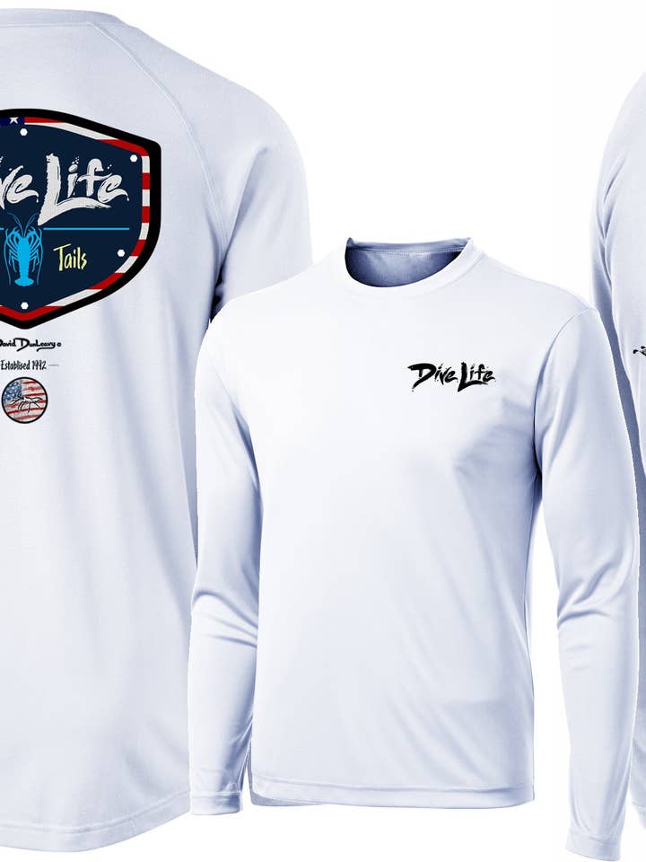Heren Performance Dive Life Chasing Tails Lange Mouw voor wholesale door David Dunleavy