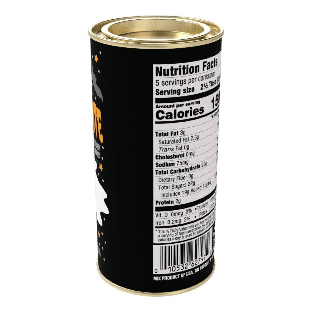 McSteven's - Vente Préparations/kits pour chocolat chaud - Chocolat chaud coloré orange fantôme d'Halloween (boîtes de 200g)8