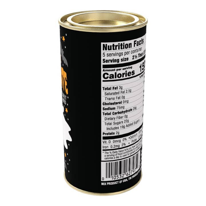 McSteven's - Wholesale Hot Cocoa Mix/Kit - Halloween Ghost Orange Colorful Hot Chocolate (7oz Tins)8