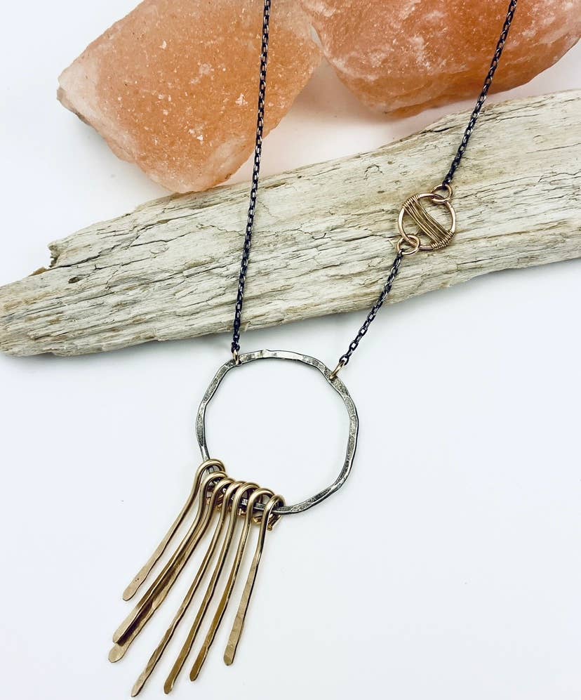 Laura J Designs - Wholesale Pendant/Charm Necklace - Elektra Bars Necklace7