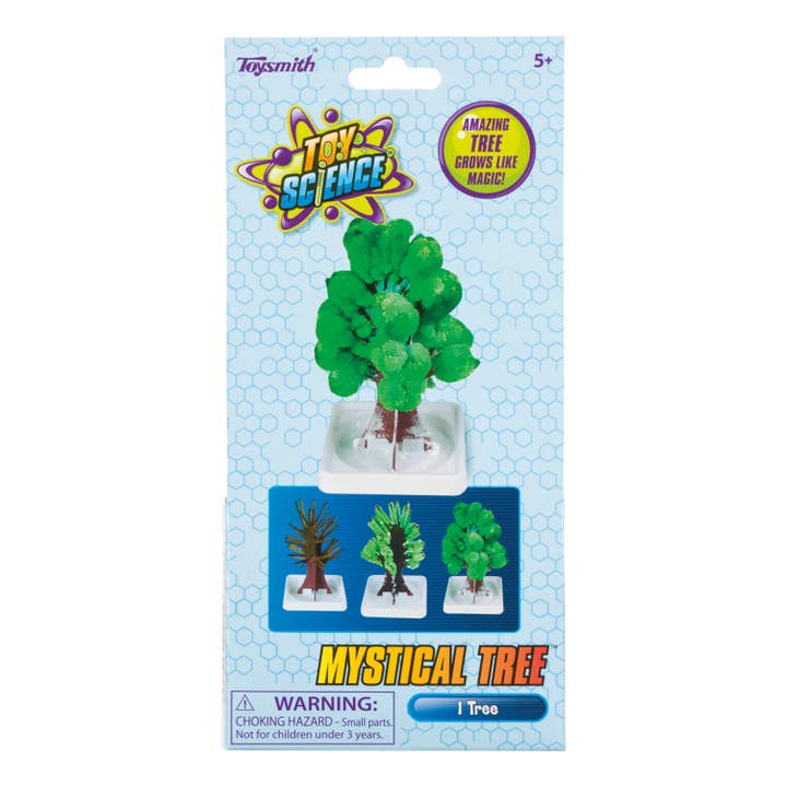 Toysmith - Wholesale DIY Craft Kit - Kids - Mystical Growing Tree, Assorted Colors, Crystal Growing