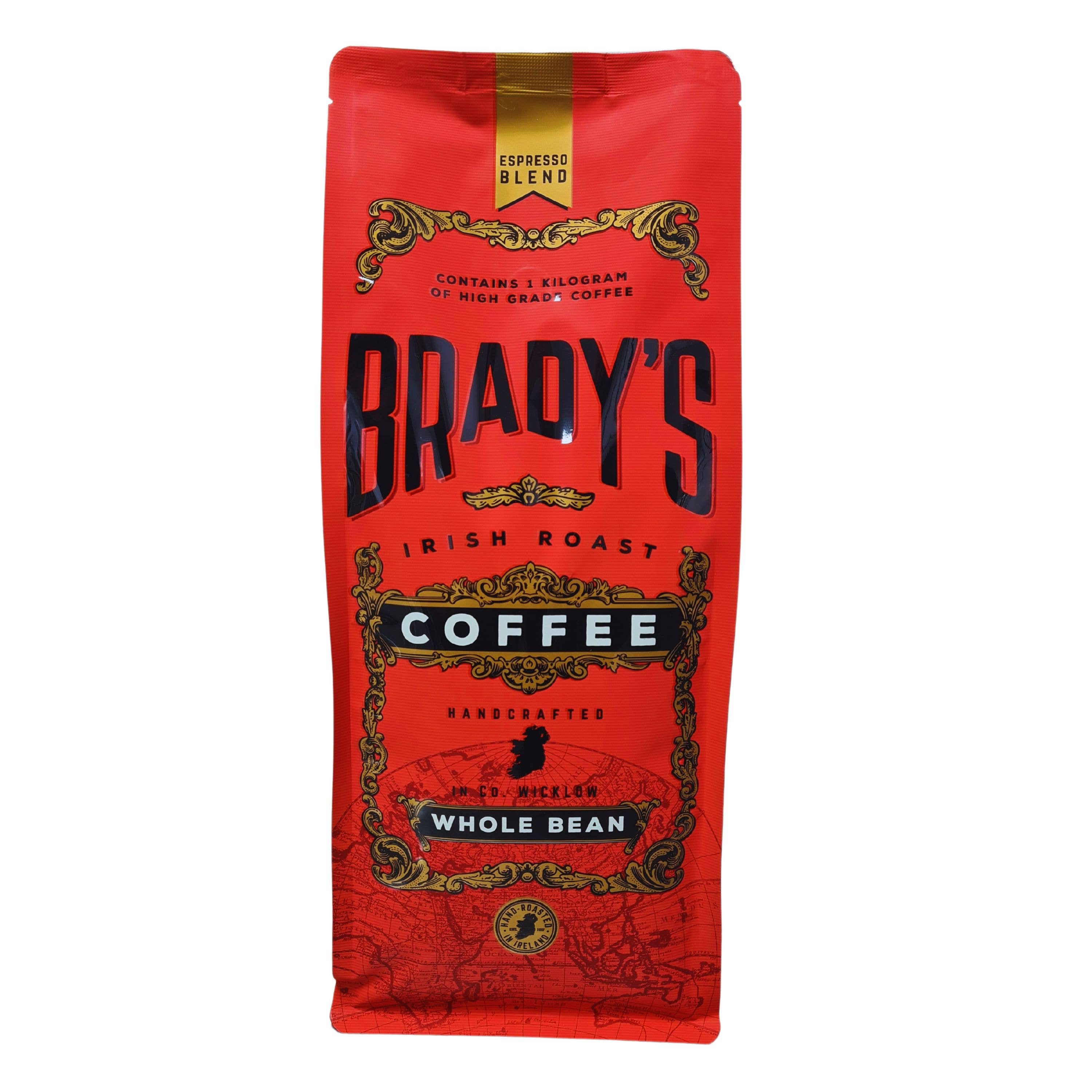 Brady's Coffee Company - Vendita all'ingrosso Caffè in grani - Brady's Coffee Company miscela espresso in grani 1 kg4