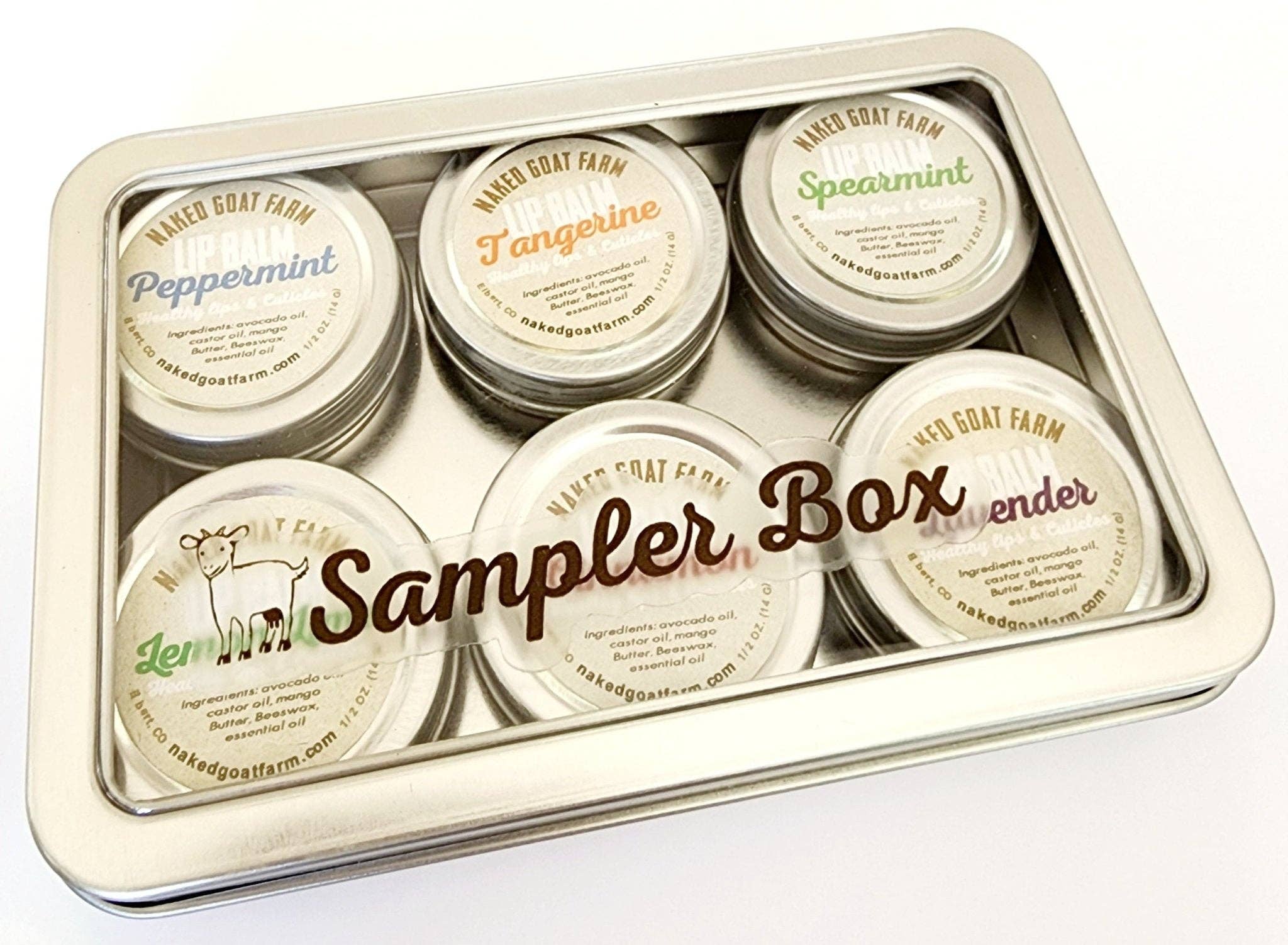 Naked Goat Farm Ltd. - Wholesale Lip Balm - Lip Balm 1/2 oz Screw Top Metal Tin4