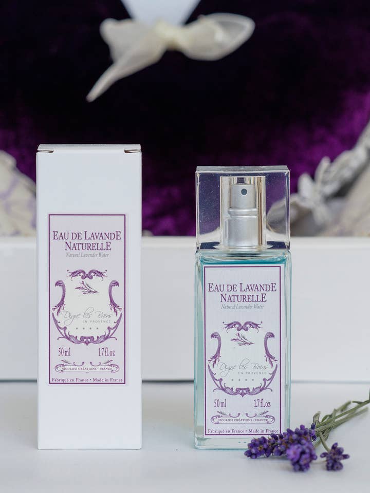 Eau de toilette Nicolosi Creations, parfum de rose ou de lavande pour la vente par La Belle France
