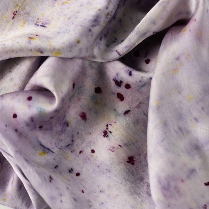 DYE KWEEN - Wholesale Bedding Pillowcase/Sham - Abstract Botanically Dyed Silk Pillowcase3