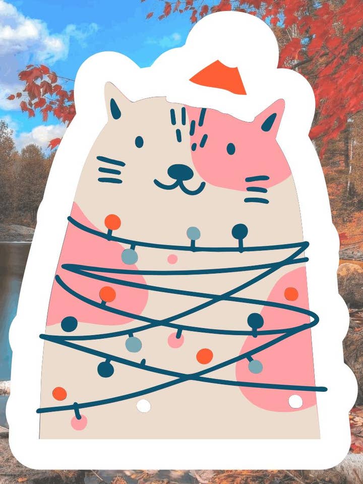 Xmas, bear, cute , Waterproof, Hydroflask Stickers for wholesale by Crazilyhumbledesigns