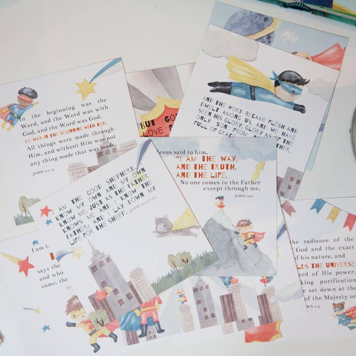 Chosen & Cherished - Wholesale Learning Cards - Kids & Baby - All About Jesus Kids Scripture Cards