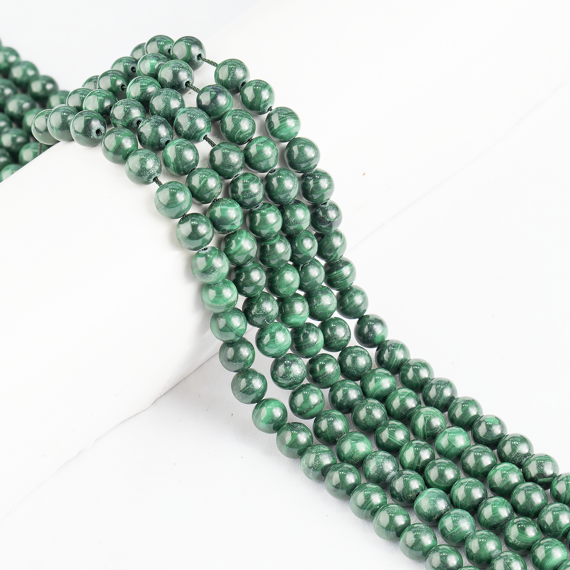 Soothing Crystals Beads – Missangas por atacado – Contas de Joalharia de Cristal | Malaquita | Contas de Pedras Preciosas0