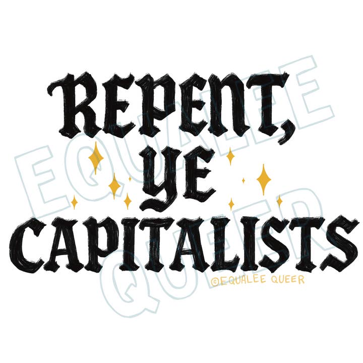 Omvend jer, I kapitalister for engroshandel hos EquaLee Queer